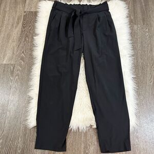 Athleta Womens Skyline Pant II Size 10 Black Commute Travel Casual Workwear